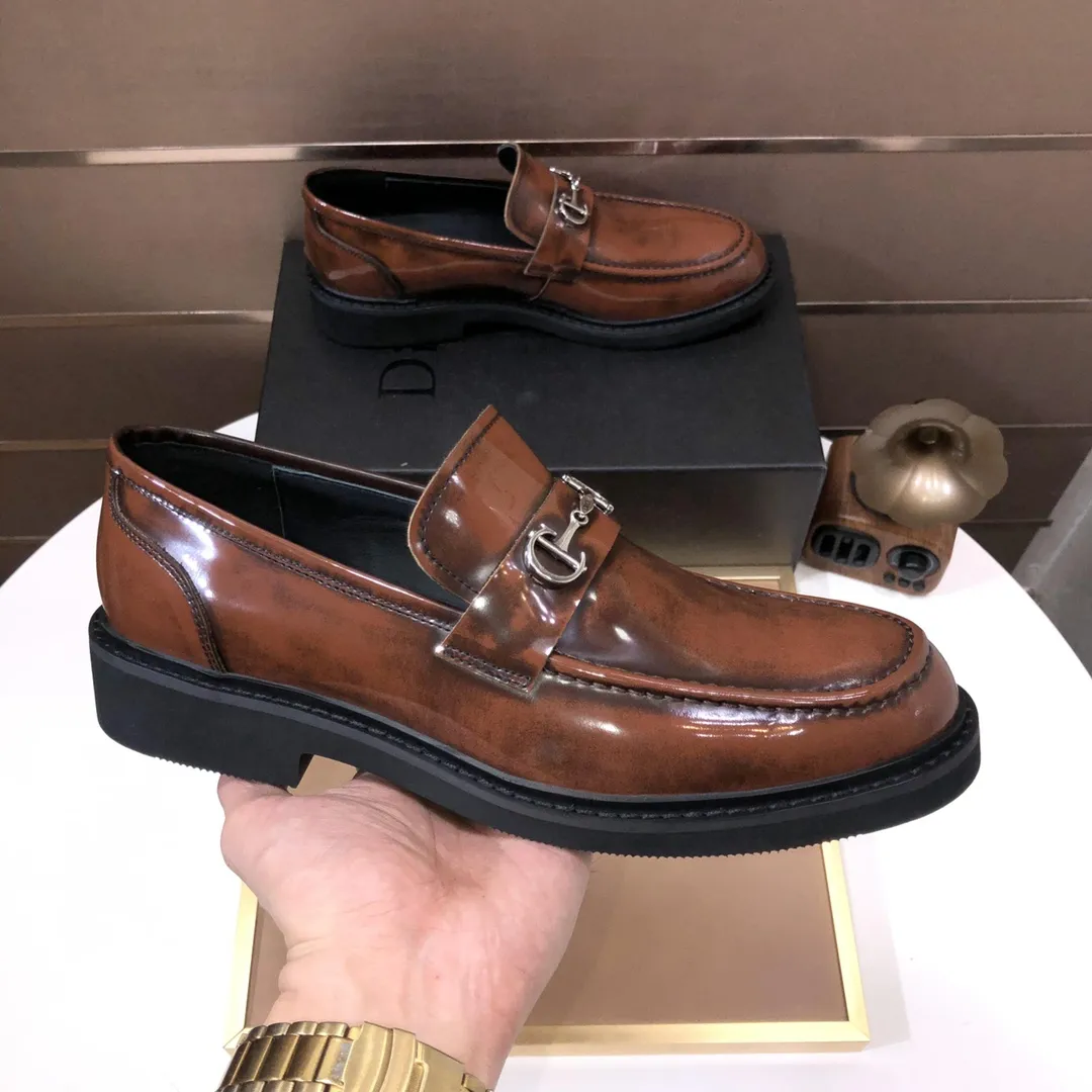 Men's shoes 💰680💰[Dior] (water-dyed cowhide lining) Dior original 1:1 high-quality factory, imported original materials, imported version of raw cowhide, water-dyed cowhide lining, original TPU outsole, code number: 38-44